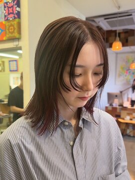 キサイ バズ(kisai BUZZ) イヤリングカラー/チェリーレッド/ミディアムレイヤー