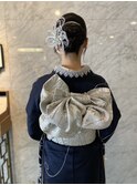 振袖着付け＋ヘアセット　　　京都　祇園　東山区　蹴上駅