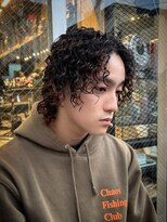 ビンゴ(BINGO)&nbsp;2284黒髪刈り上げフェザーウルフコイルカーリーマレットヘア