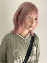 サンクマーケット 渋谷(cinq MARKET) レイヤーボブウルフボブひし形ミディアムレイヤーダブルカラー