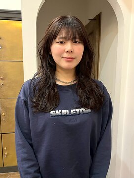 ヘアーアイスカルテット(HAIR ICI QUARTET) 20代透明感カラー×レイヤーカット小顔ショコラグレージュ