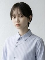 キビト(kibito)&nbsp;薄めバング長めバングクールショート東新宿御苑曙橋20代30代40代