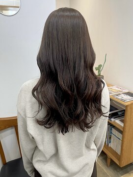 ハイフ(haif) 【haif】レイヤーカット オリーブベージュ