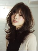 小顔ミディアムパーマミディアムデジタルパーマボブパーマ前髪