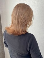 ノア(noa.)&nbsp;【豊中美容室noa.】1ブリーチ垢抜けミルクティー