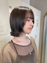 ロンドアジュール 横浜(Lond azur) @ ショート/オリーブベージュ/ボブ/30代40代50代/横浜