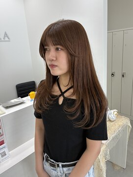 イタクラ 女池店(ITAKURA) ベージュカラー×レイヤーカット