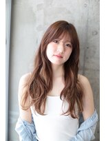 ピズムハク(PISM hak)&nbsp;ニュアンスカール/上品/ゆる巻きロング/韓国風レイヤーカット