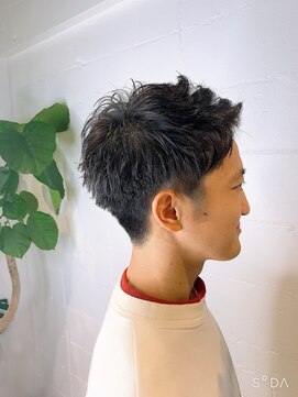 シェル 吉祥寺(shell) ☆アップバング☆爽やかツーブロックショート