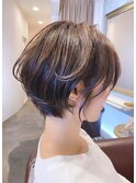 大人かわいいい小顔前下がりショートボブ・◎30代40代50代60代