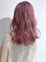 アルバム 新宿(ALBUM SHINJUKU)&nbsp;ベイビーピンク_フリンジウェーブココアブラウン_ba298501