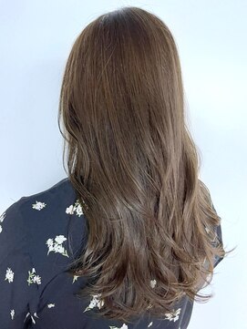 アイティーバイアルバム 松戸店(IT by ALBUM) ロンググレージュ_カーキグレージュフェザーバング_ba339341