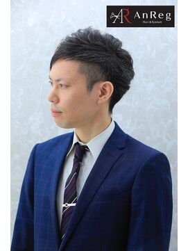 アンレッグ(AnReg) 【アンレッグ】ツーブロック×アシンメトリー