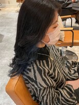 シェノン 奈良橿原店(CHAINON)&nbsp;インナーブルー/ 地毛風カラー