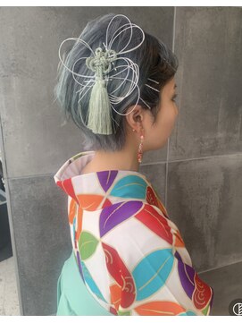 美容室 アイディー i-dee 袴ヘアアレンジ