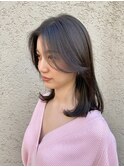 【DIFINO 青山】小顔レイヤー×グレージュ