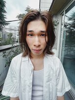 サル 代官山(SAL) 【SAL】ナチュラルカラー◎ニュアンスパーマかき上げボブ
