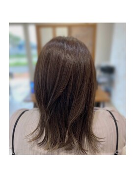 ヘアブロス(hair BROS) 秋色　くすみベージュ