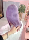 ラベンダーカラー/渋谷/渋谷駅/ケアブリーチ