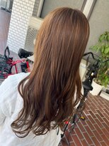 ルチカ(Luccica) 【Luccica】極細ハイライト×ナチュラルベージュブラウン