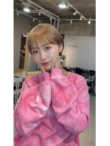 アイトーキョーエス 渋谷(AI TOKYO S)&nbsp;斜めバング/シルキーベージュ/ブラントカット[渋谷駅]