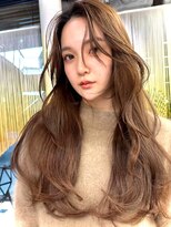 シティ(CITY)&nbsp;韓国ヘア レイヤーカット 透明感 グレージュ おくれ毛 井坂