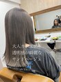 ジジ アドラーブル ヘア サロン(JiJi ADRABLE HAIR SALON) 濃いめのグレージュで色落ちしても可愛い秋カラー