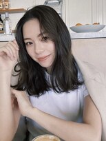 アンサー(answer)&nbsp;ミディアム×暗めスモーキーグレージュ