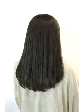 フレイムスヘアデザイン(FRAMES hair design) 大人女子に人気♪ブルーアッシュグレージュ×セミロング