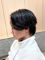 ニアウ 伊勢崎連取店(Niau)&nbsp;センターパートウルフメンズニュアンスパーマ