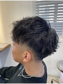 ニュアンスパーマ/韓国マッシュ/スパイキーショート/守谷