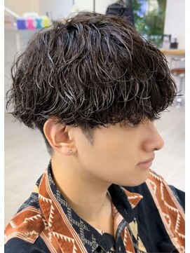 エース 栄矢場町店(Ace) 波巻きスパイラルパーマメンズマッシュツイストスパイラルパーマ