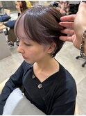 マッシュショート#イヤリングカラー#ダブルカラー#白髪ぼかし