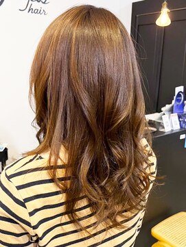 レポヘアー(Repos hair) 20代30代40代ナチュラルハイライトブラウンベージュ立体感