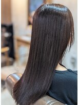 クリー(cree)&nbsp;デザインカラー/レイヤーカット/オリーブベージュ/こなれミディ