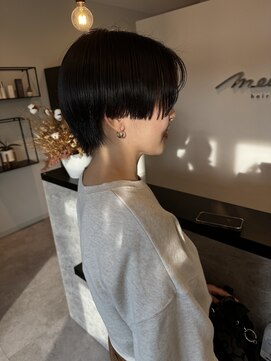 メデル(mederu) ハンサムショートデザインショート丸みショートボブ20代30代40代