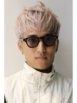 ヘアカロン 熊本本店(Hair CALON) メンズダブルカラーホワイトカラーメンズショートカット熊本下通