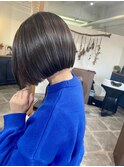 ワンレンボブ×ハイライト