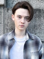 ラレイ ハラジュク(Lalei harajuku)&nbsp;原宿ディカプリオヘアツーブロックメンズカットニュアンスパーマ