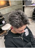 ツイストスパイラルパーマ/メンズ/刈り上げ/眉毛/ツイスト