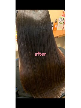 ボブビッシュ 東温店 縮毛矯正クセストパー/ロングストレート