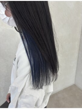 イルプロム 御厨店(illuprom.) 【illuprom.】インナーカラー:コバルトブルー