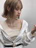 【今流行りのボブ♪】ぱつっとボブカット+オージュアトリートメント　￥5500