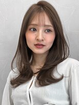 うるツヤ美髪シースルーバングモテ髪イメチェン斜めバング
