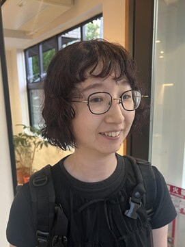 ナループロア ハチ(Nalu pu loa hachi) ボブパーマ/顔まわりレイヤー