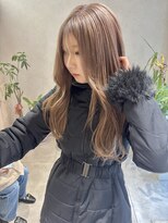 グラス 春吉1号店(glass)&nbsp;明るめbeige/ベージュ/韓国カラー/羽エクステ/韓国エクステ