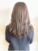 30代40代50代/セミロング/ベージュ