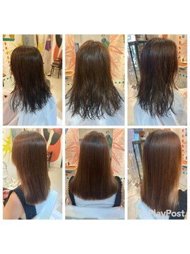 ハロー 三軒茶屋(hair Hello) ミディアム縮毛矯正