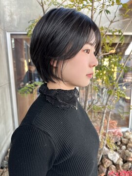 美容室 ビ フェスカ(B FESCA) 黒髪ショート/20代/30代/40代/ショートボブ丸みショート