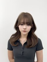 韓国ヘア/チュラルくびれへア/くびれ巻き/レイヤーカット